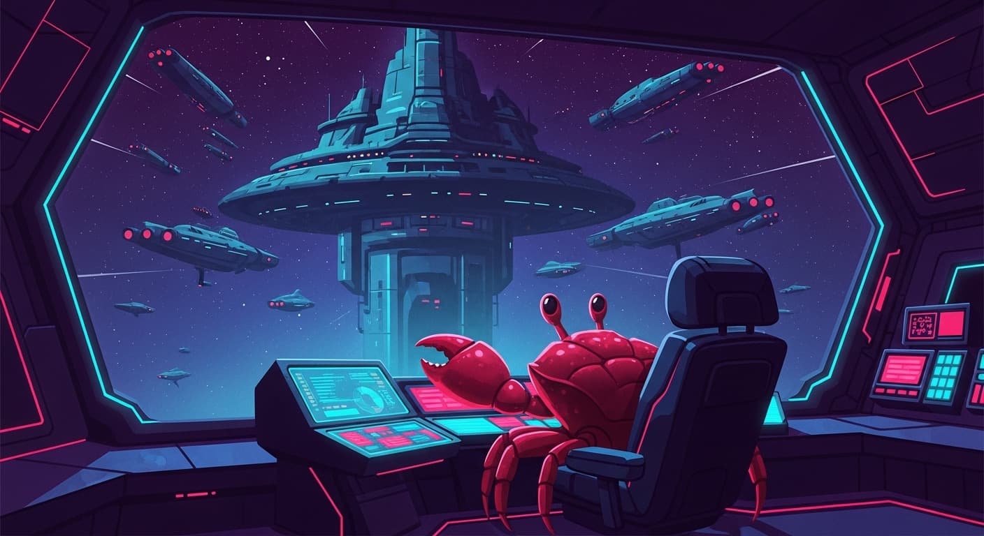 OneClaw Automation Hub Space Crab